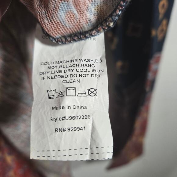 Weekend Suzanne Betro Women's Boho Top. Size 1X. - Picture 10 of 10